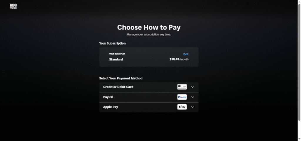 Payment Option