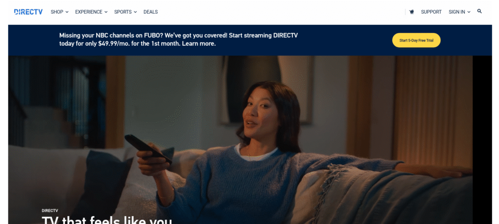 DirectTv Website