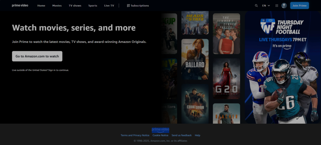 HBO Max Prime website featuring streaming plans and HBO Max Free Trial offers