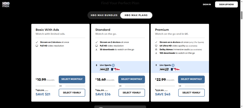 HBO Max pricing plans showing monthly costs and helping viewers decide if HBO Max is worth it.